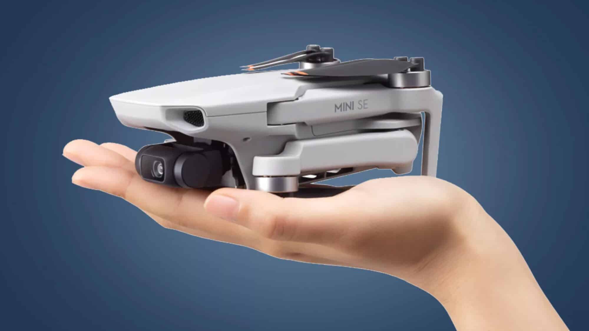 Screenshot of the DJI Mini 2 SE product listing that leaked ahead of launch.