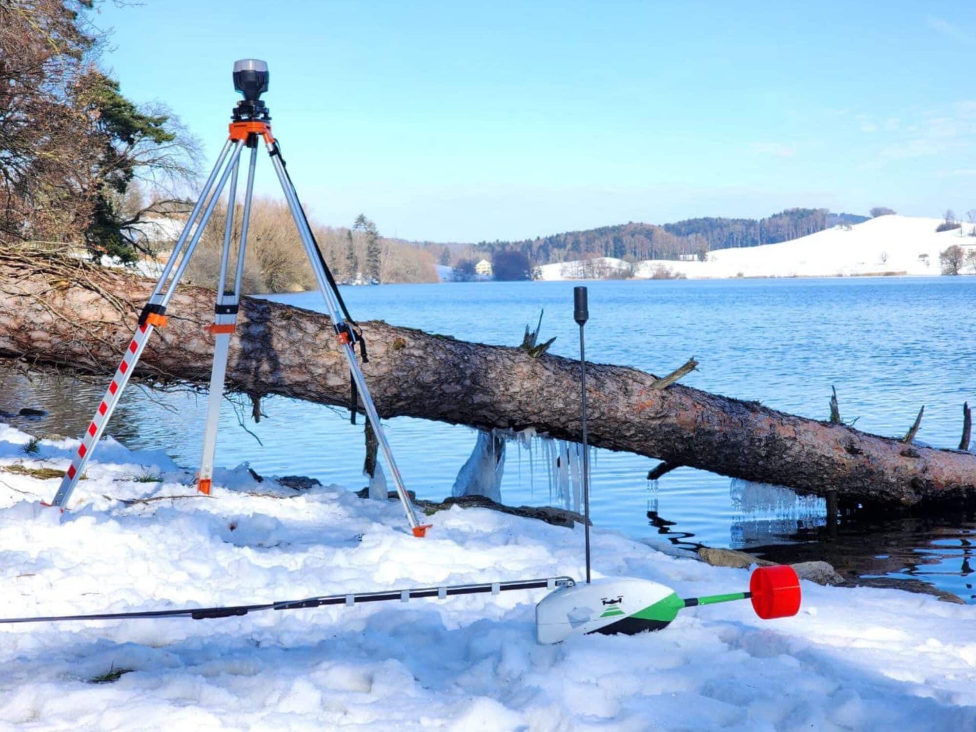 Another pass of the DJI M300 and Aquamapper over the 109-acre Swiss lake.