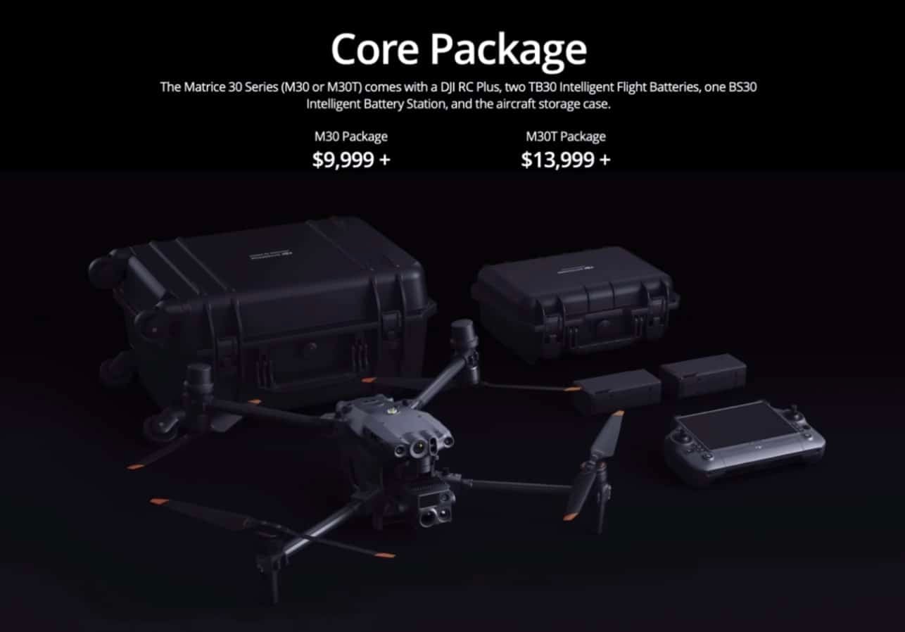 The DJI Matrice 30T, the thermal version Billy Kyle recommends for nighttime searches.