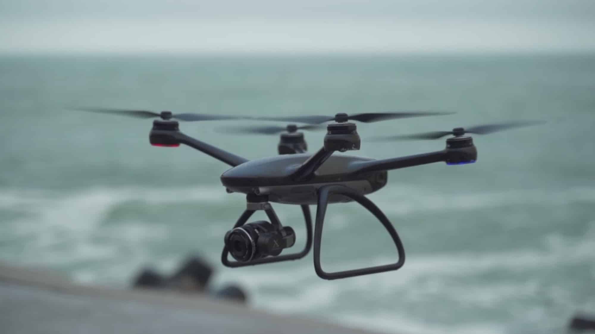 The xDynamics Evolve 2 hovering during one of Drone Supremacy's test flights.