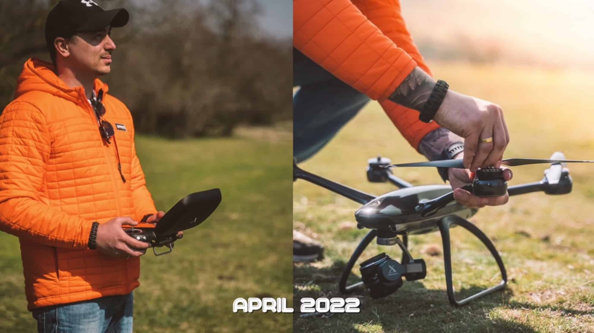 The Evolve 2, a big non-folding quadcopter in a market that went foldable.