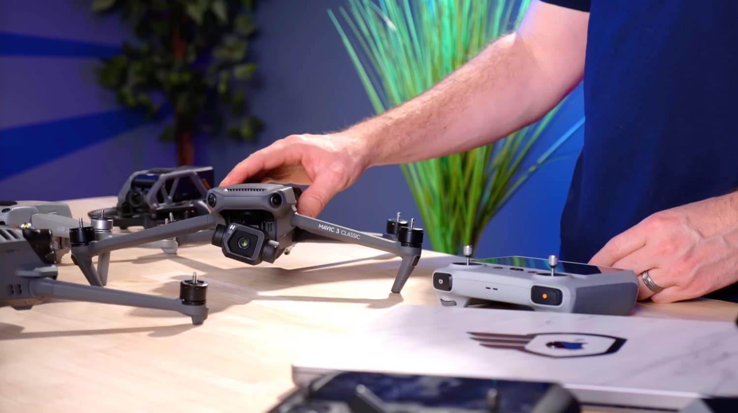FAA compliance search results listing the approved Mavic 3 variants.