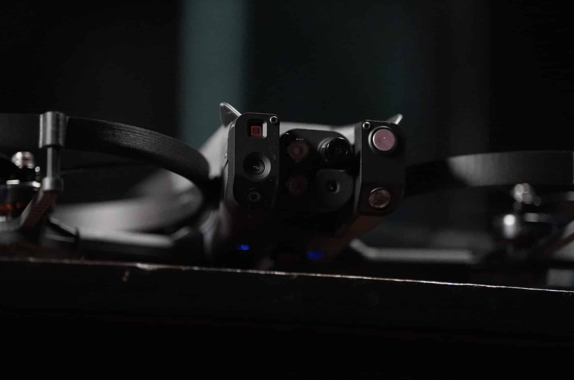 The LEMUR 2 in flight during BRINC demonstration footage of the drone.