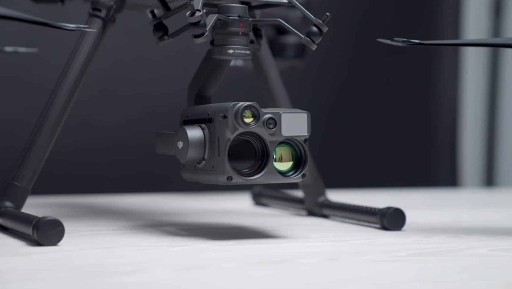 The Zenmuse H20N housing, which packs five modules including two thermal sensors.