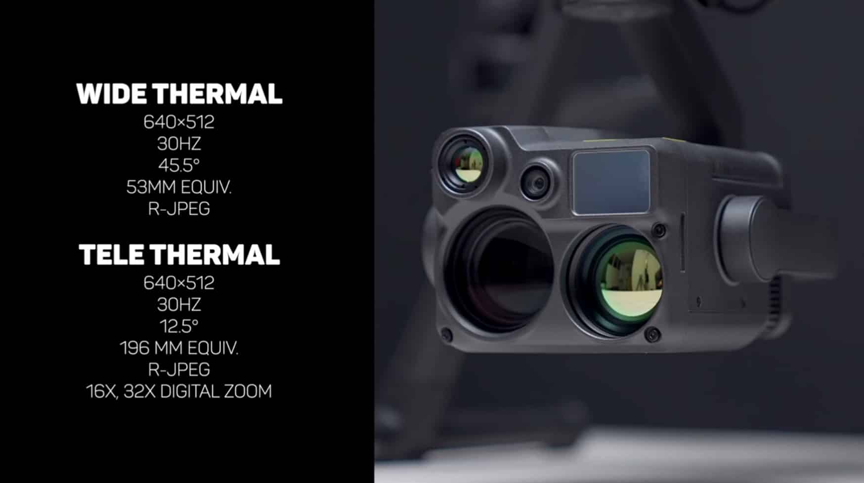The two separate thermal sensors that set the H20N apart from the H20T.