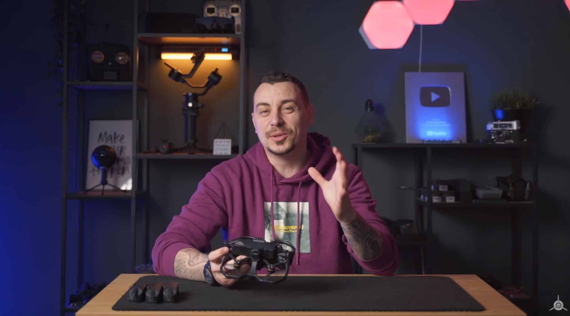 The iFlight Defender 25, a cinewhoop that comes in under 250 grams.