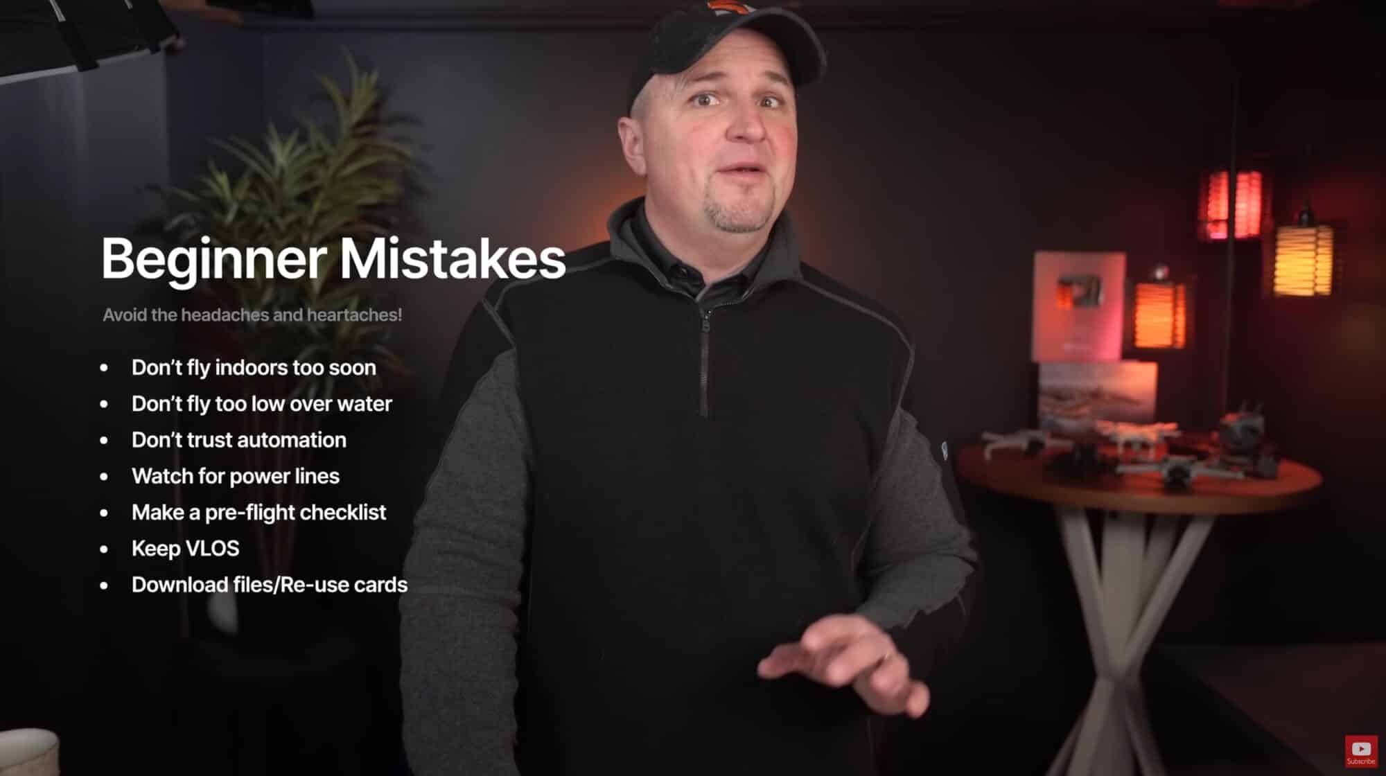 Russ of 51 Drones wrapping up his list of common beginner drone mistakes.