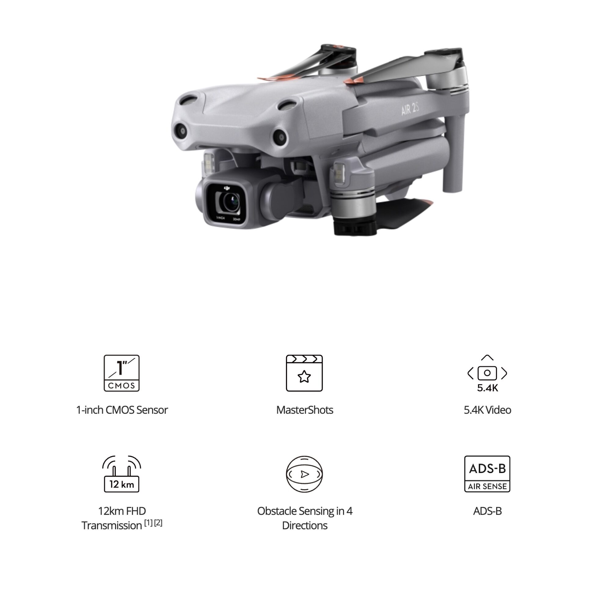 Screenshot of the DJI Air 2S product listing showing the discounted price.