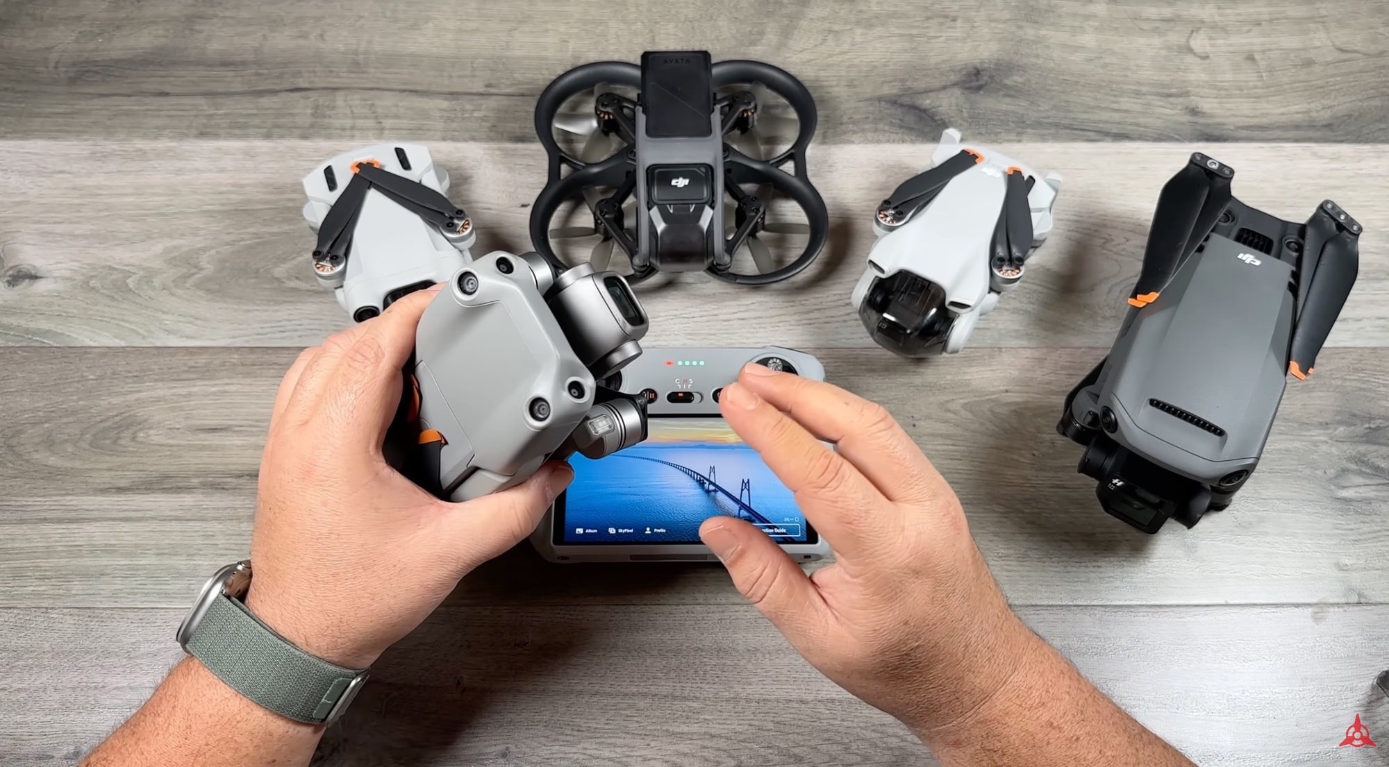 The DJI Air 2S and its one-inch sensor camera on the comparison table.