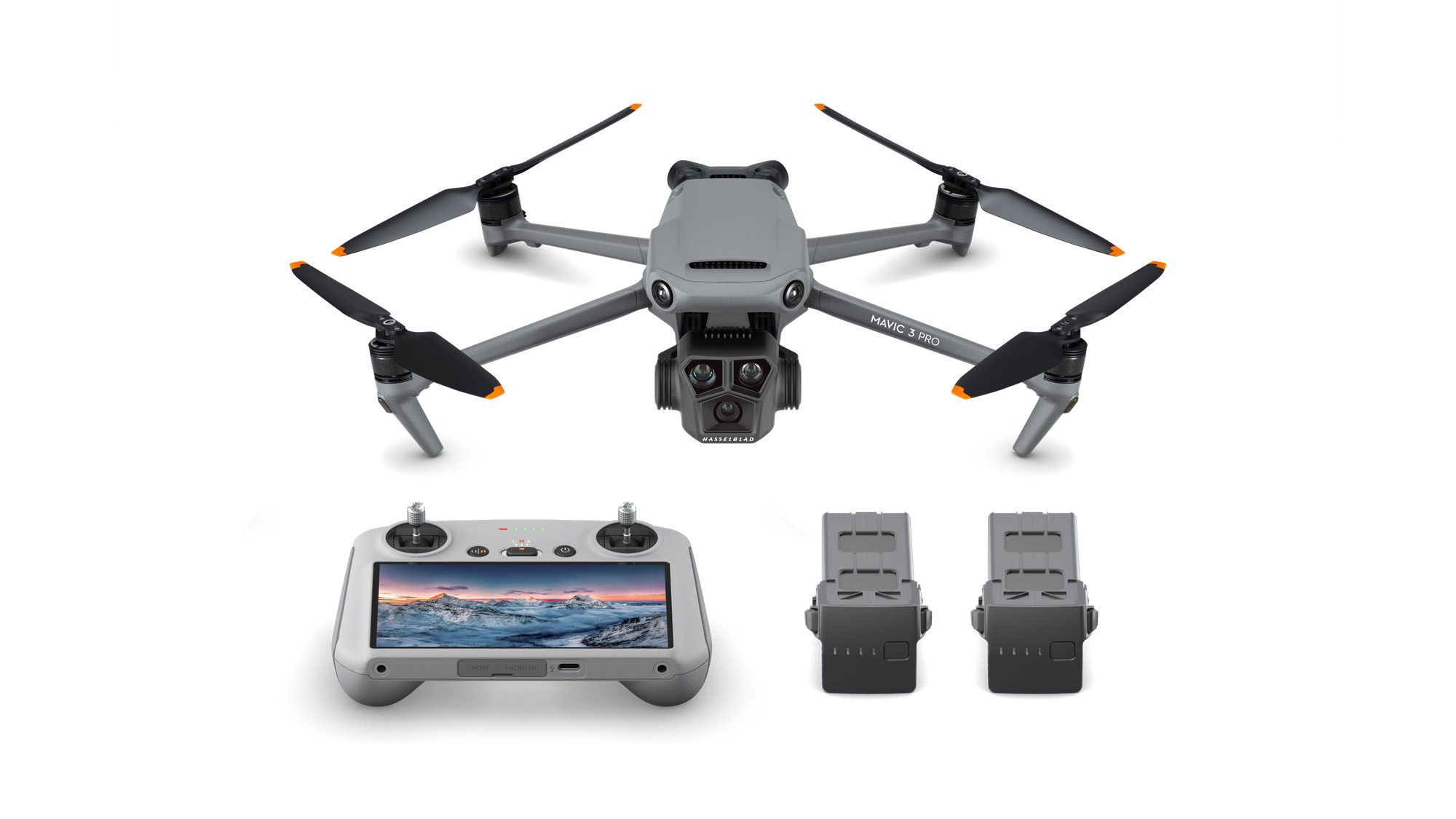 DJI Mavic 3 Pro pictured among the drone's combo options.