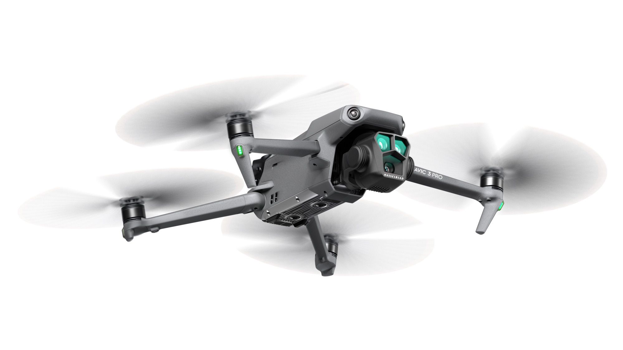The DJI Mavic 3 Pro, offering up to 43 minutes of flight time.