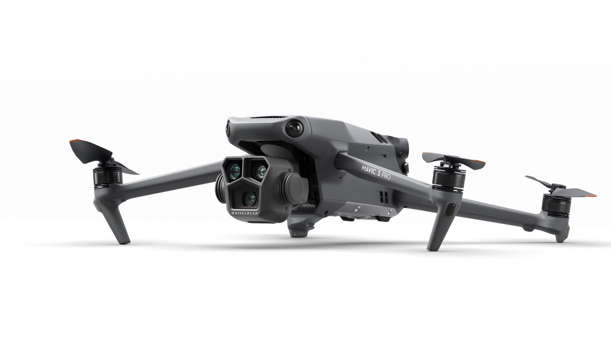 Close product view of the DJI Mavic 3 Pro camera drone.