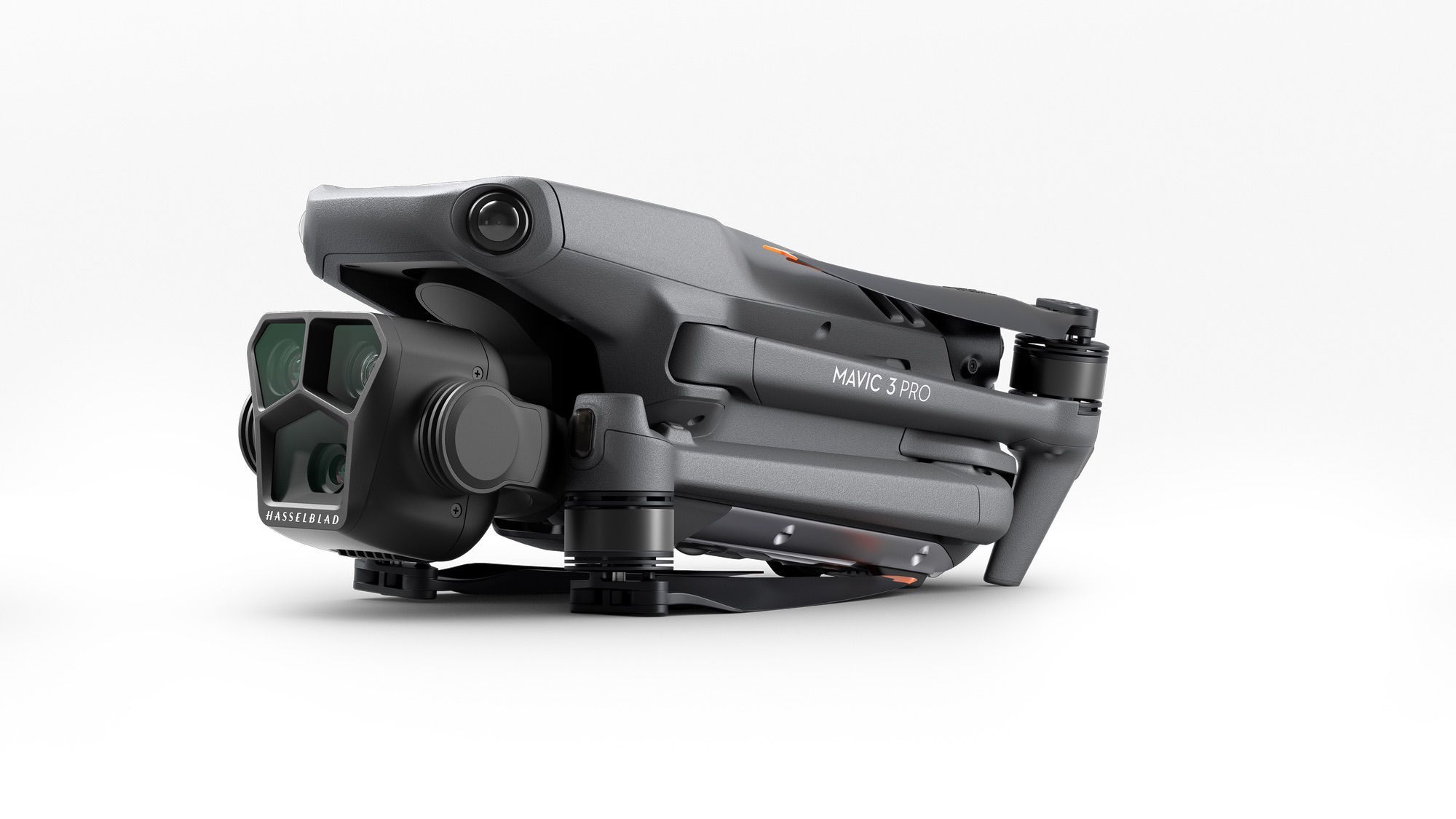 The DJI Mavic 3 Pro, DJI's triple-camera flagship foldable drone.