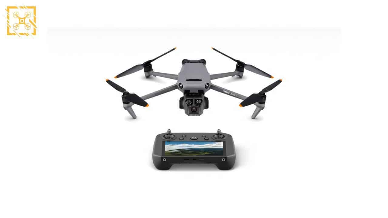Leaked product photo of the DJI Mavic 3 Pro and its triple-camera gimbal.
