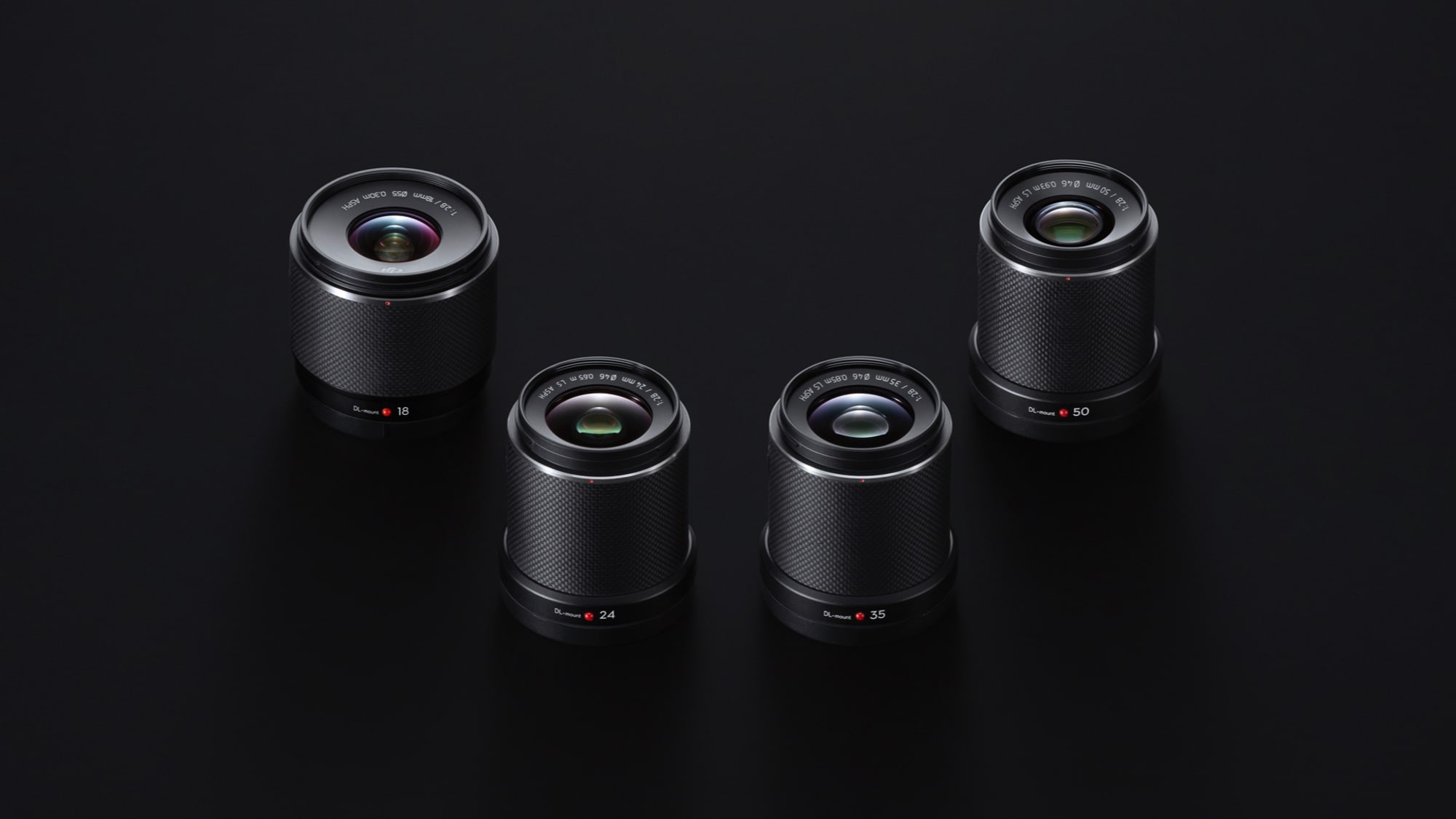 Overview of the DL-mount lens lineup available for the Zenmuse X9-8K Air.