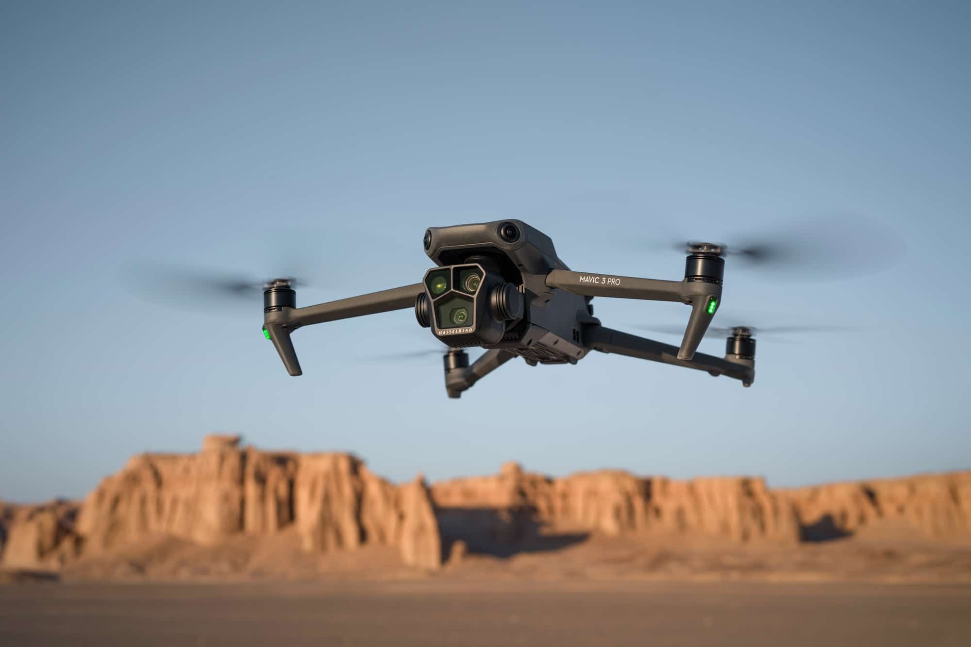 Another Mavic 3 Pro lifestyle image from DJI's April 2023 press kit.
