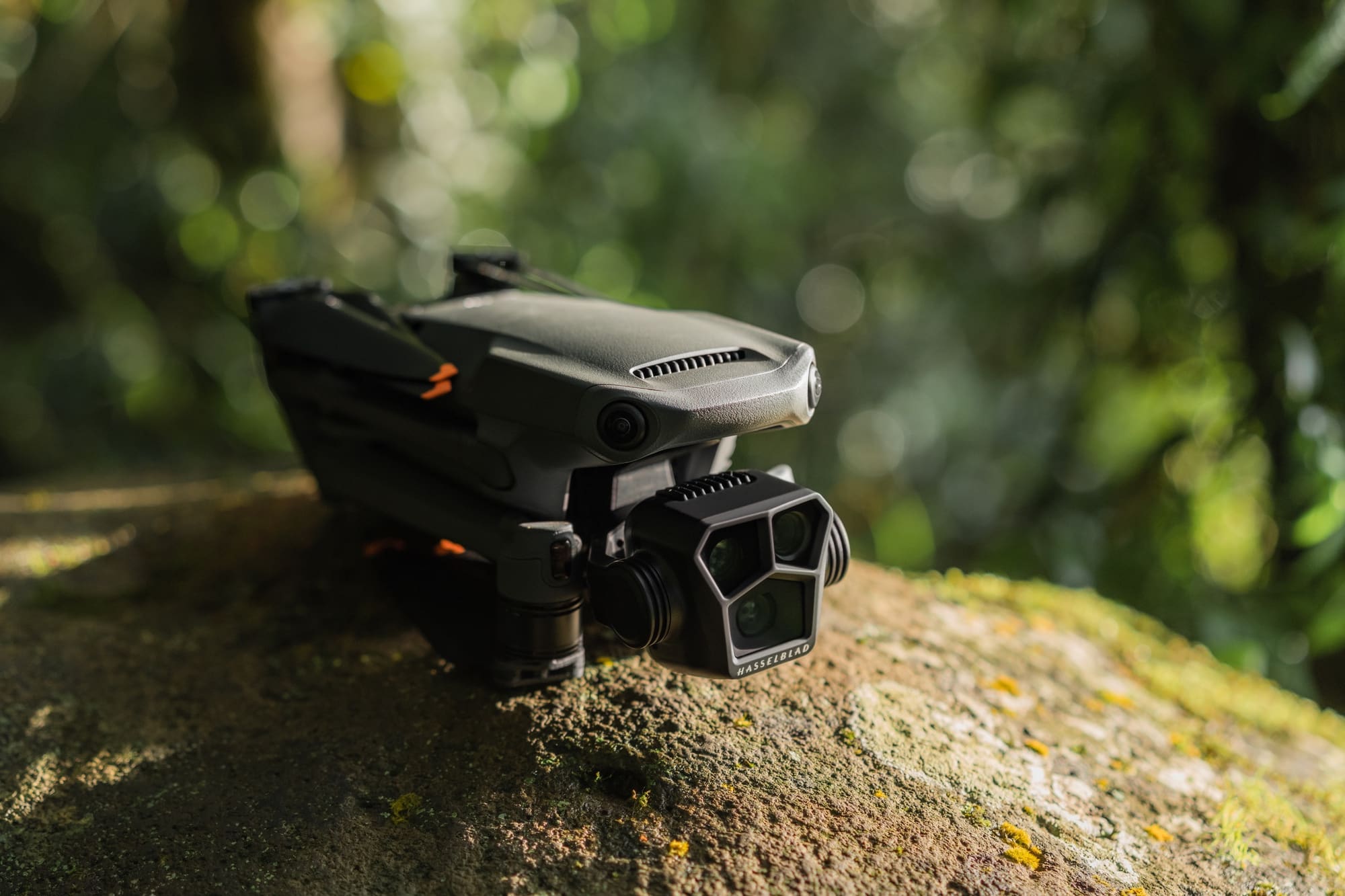 DJI press photo of the Mavic 3 Pro from the launch media kit.