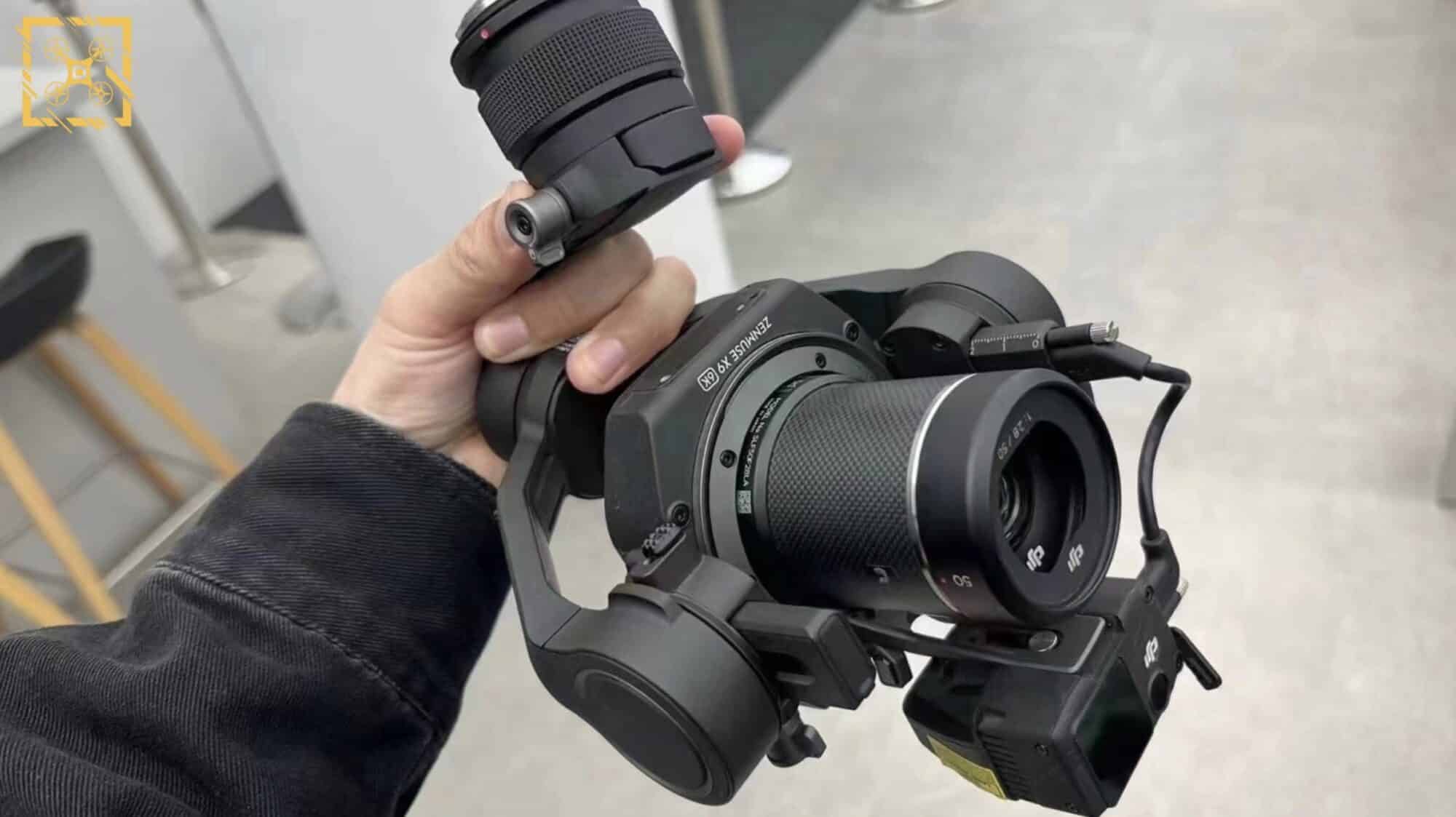Wide leaked shot of the Inspire 3 shared on social media before NAB 2023.