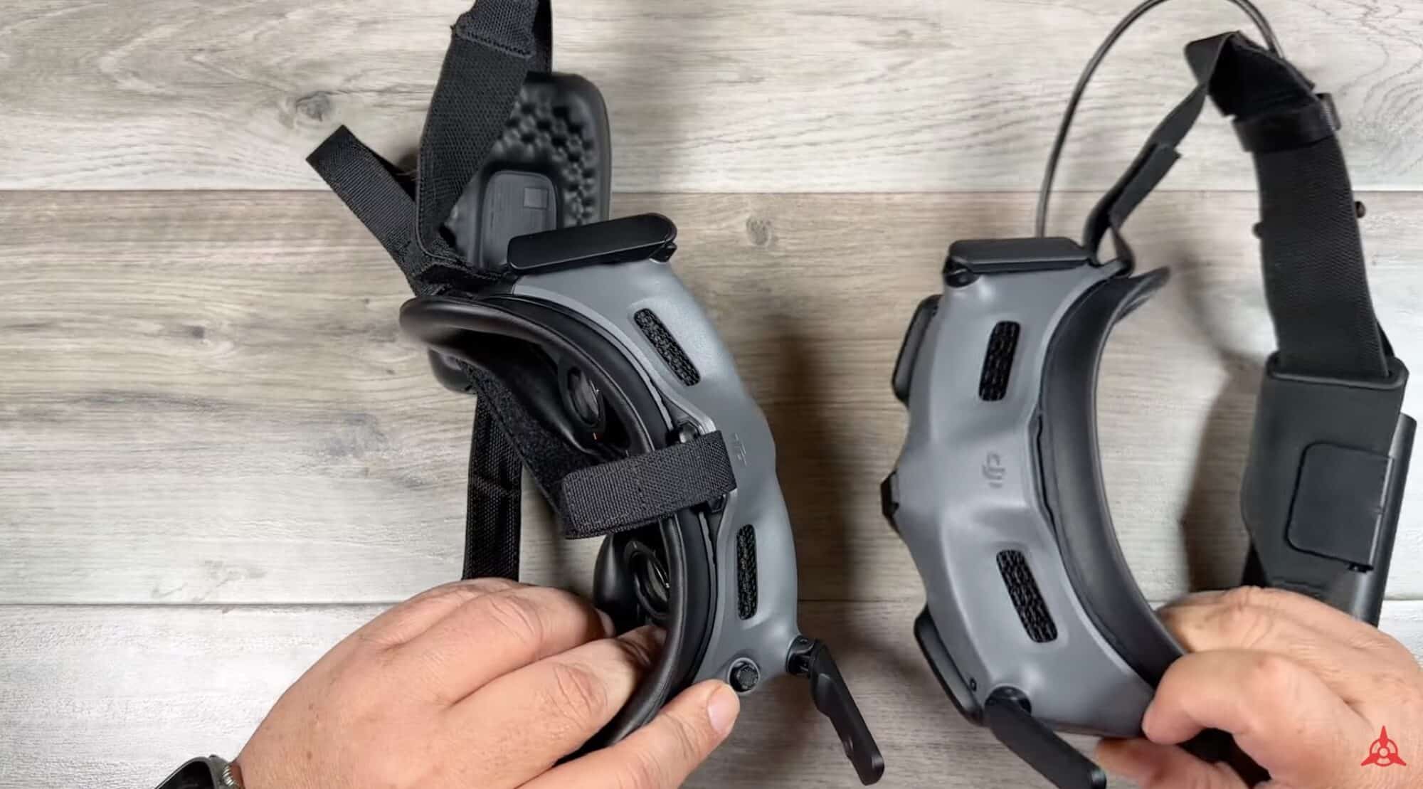 DJI Goggles Integra with the included corrective lens inserts that replace built-in diopters.