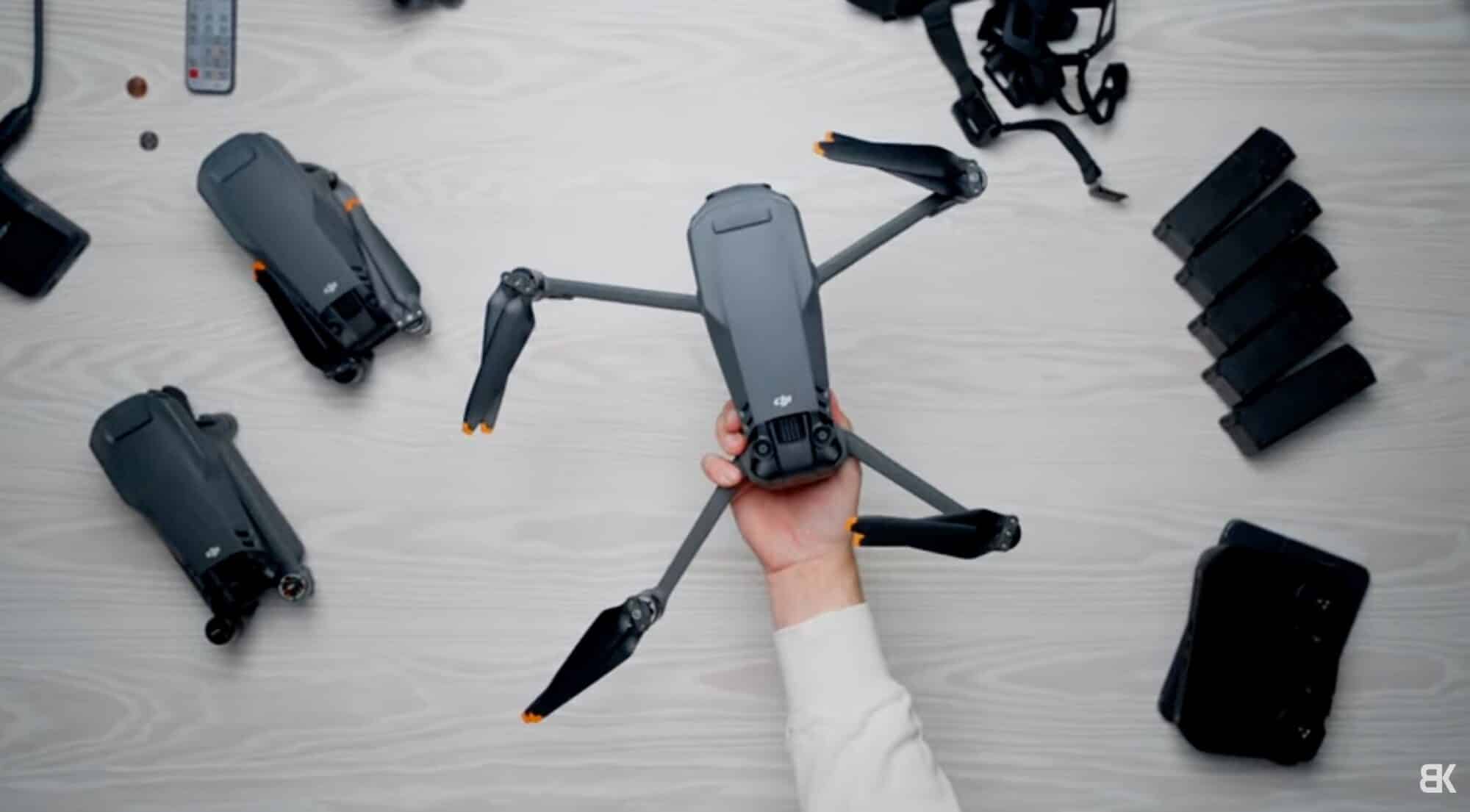 The DJI Mavic 3 Pro airframe as Billy Kyle begins his highlights rundown.