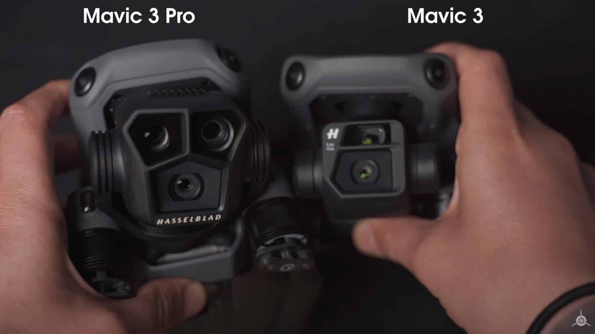 The Mavic 3 Pro in flight during the discussion of its 43-minute endurance.