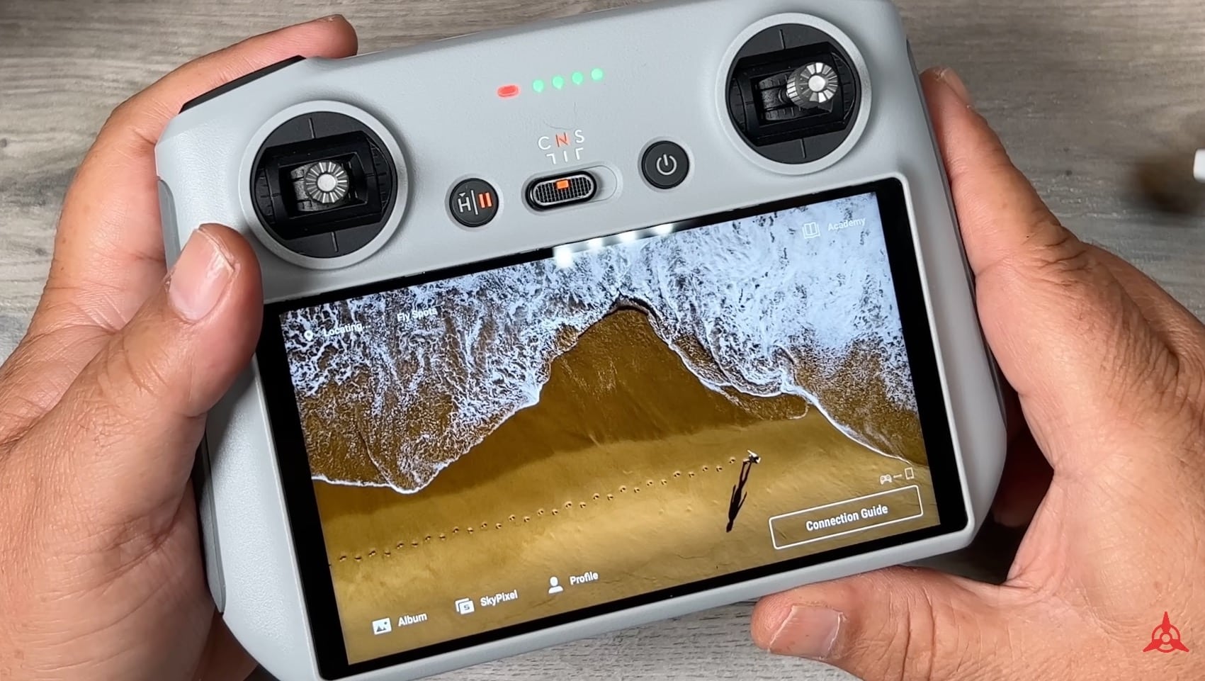 Mode Two stick layout explained for first-time DJI Mini 3 Pro pilots.