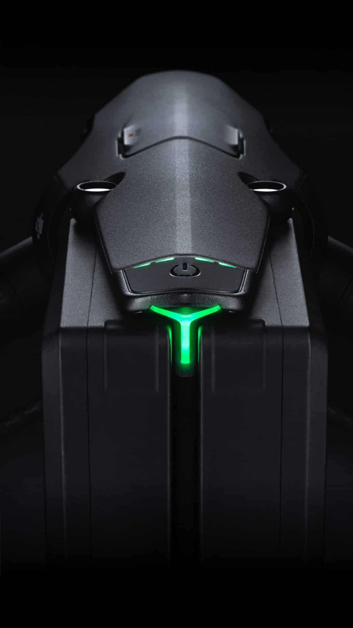 One of the nine visual sensors built into the Inspire 3 airframe.