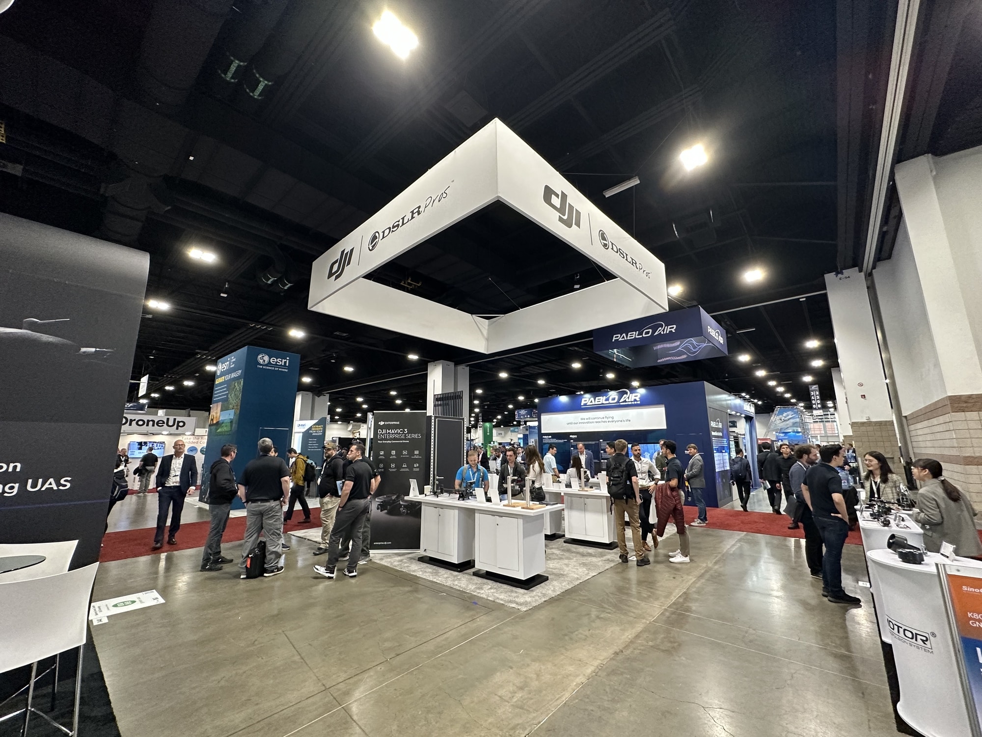 Show floor at AUVSI's XPonential 2023, where DJI was barred from exhibiting.
