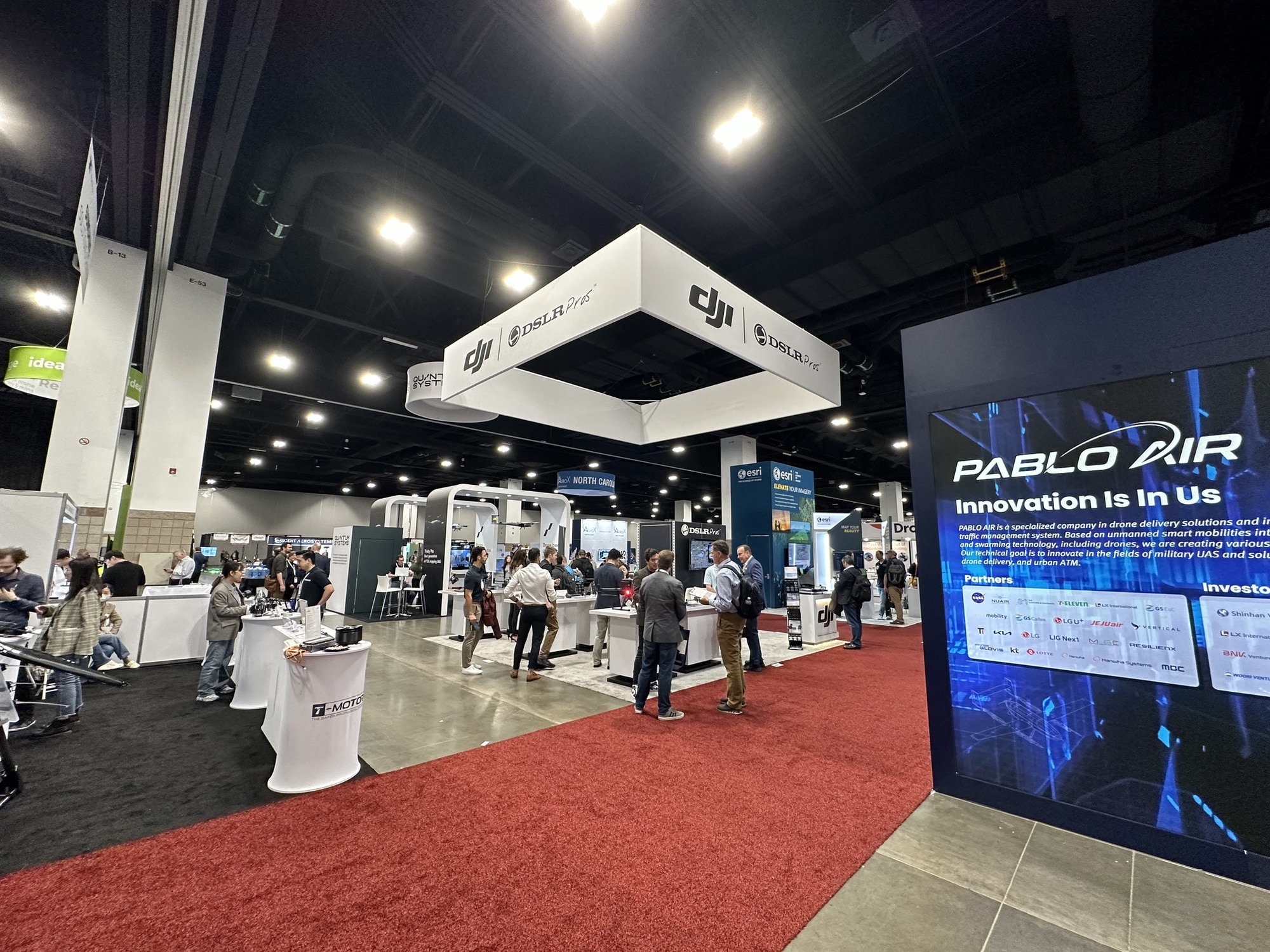 DSLRPros booth gave DJI products a presence at XPonential 2023.