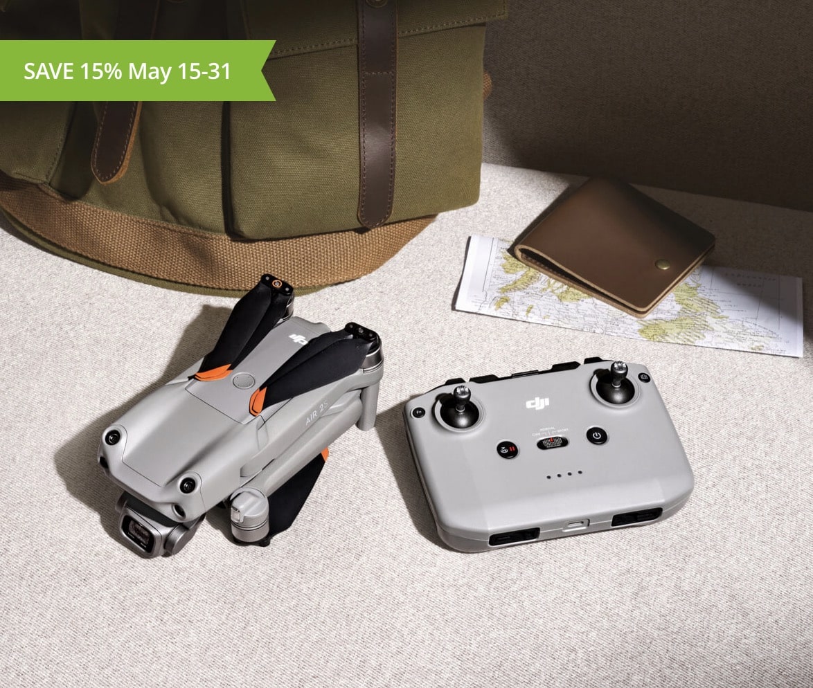 Screenshot of the DJI Air 2S Fly More Combo at its reduced sale price.