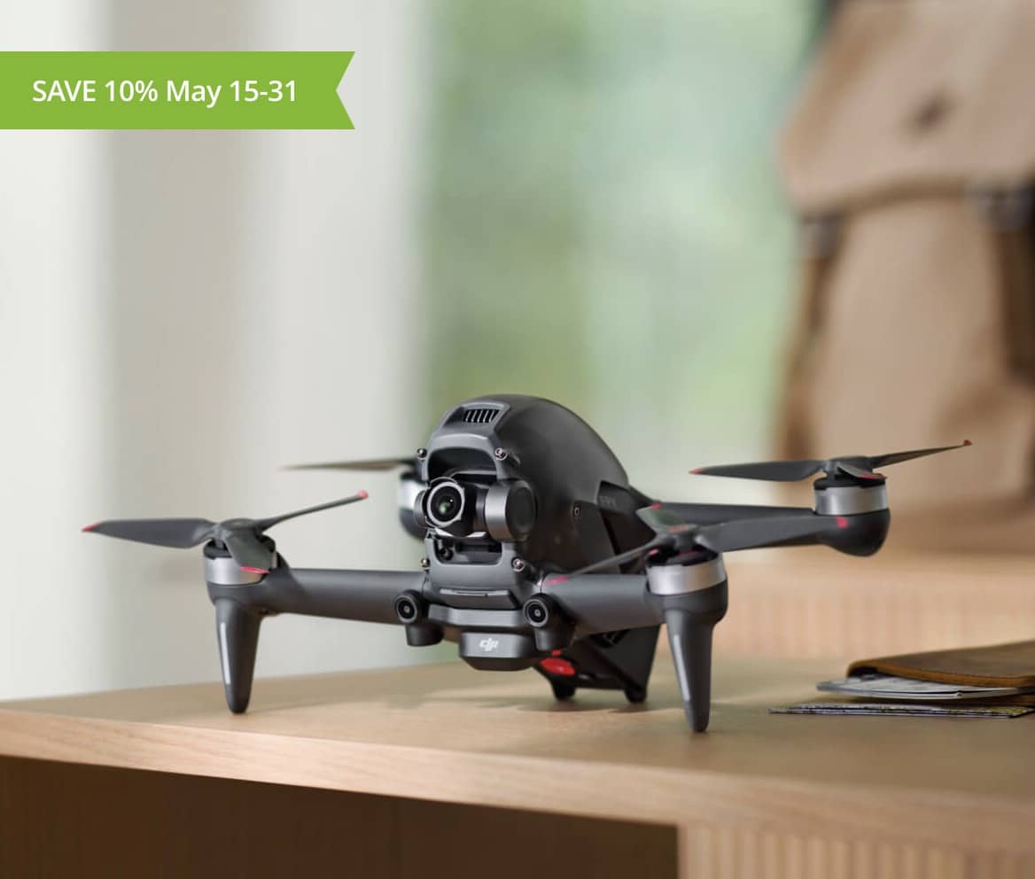 Screenshot of the DJI FPV Combo listing during the spring sale.