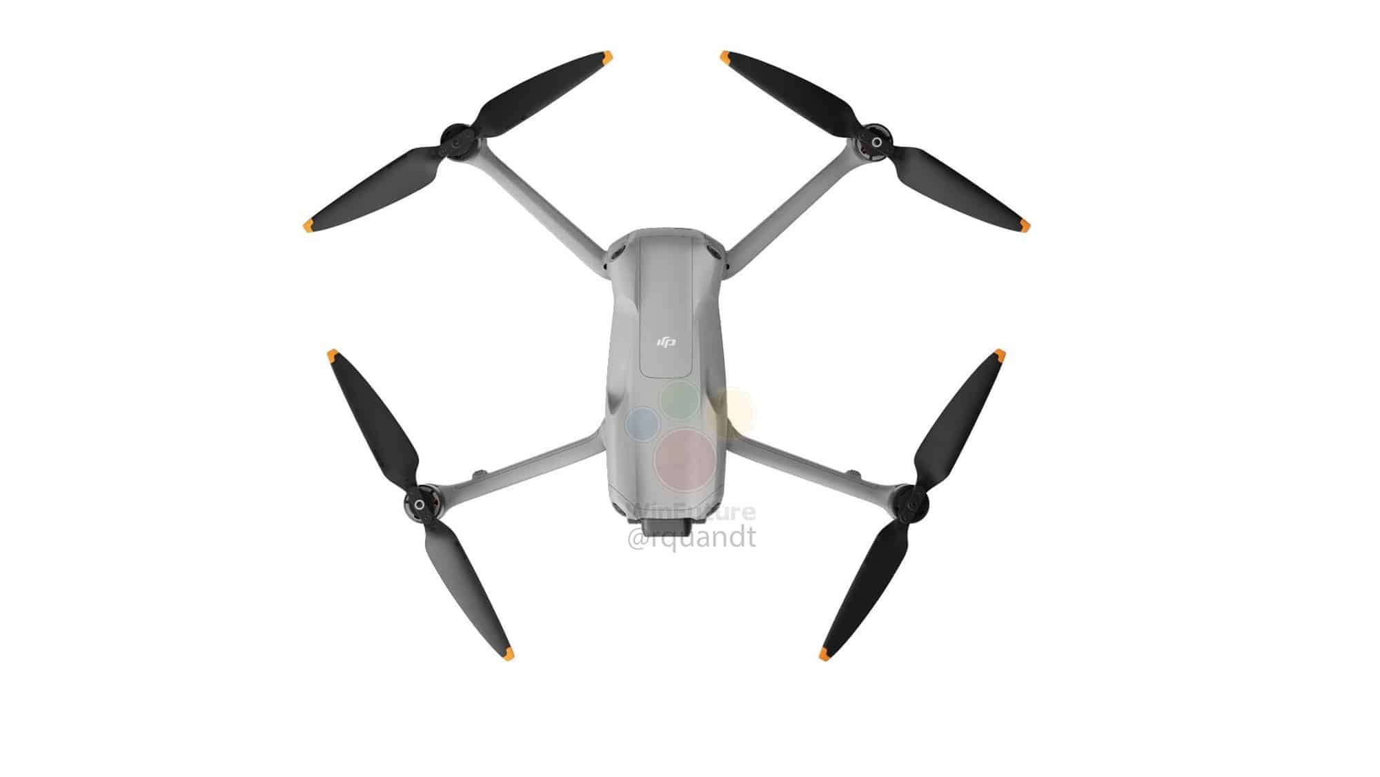 Another view of the DJI Air 3 from the WinFuture image leak.
