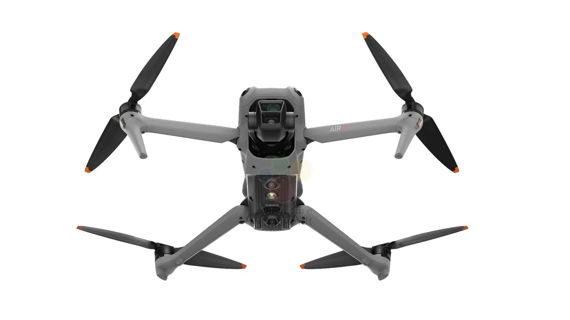 DJI Air 3 pictured in one of the leaked WinFuture press images.