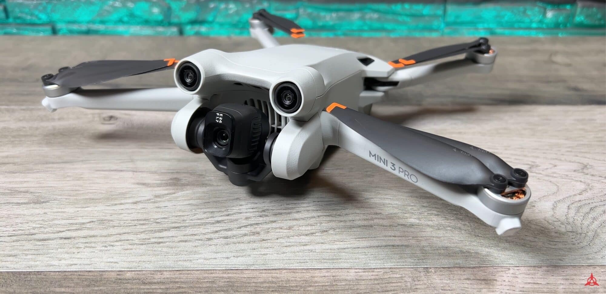 Vertical framing made possible by the Mini 3 Pro rotating gimbal.
