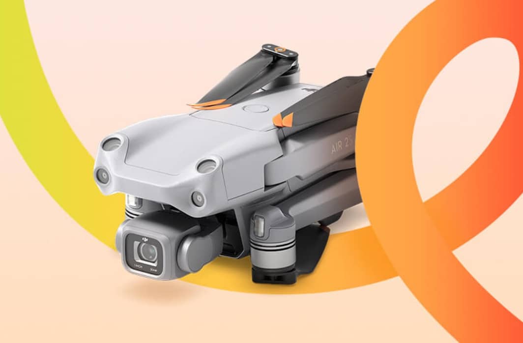Screenshot of the DJI Store deal days promotion page listing discounted drones.