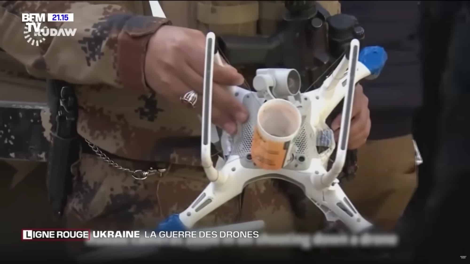 BFM TV segment on how cheap drones let smaller forces counter stronger armies.