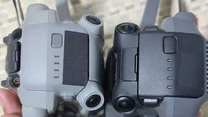 Leaked photo of the unreleased DJI Air 3 shared by NGDrone.