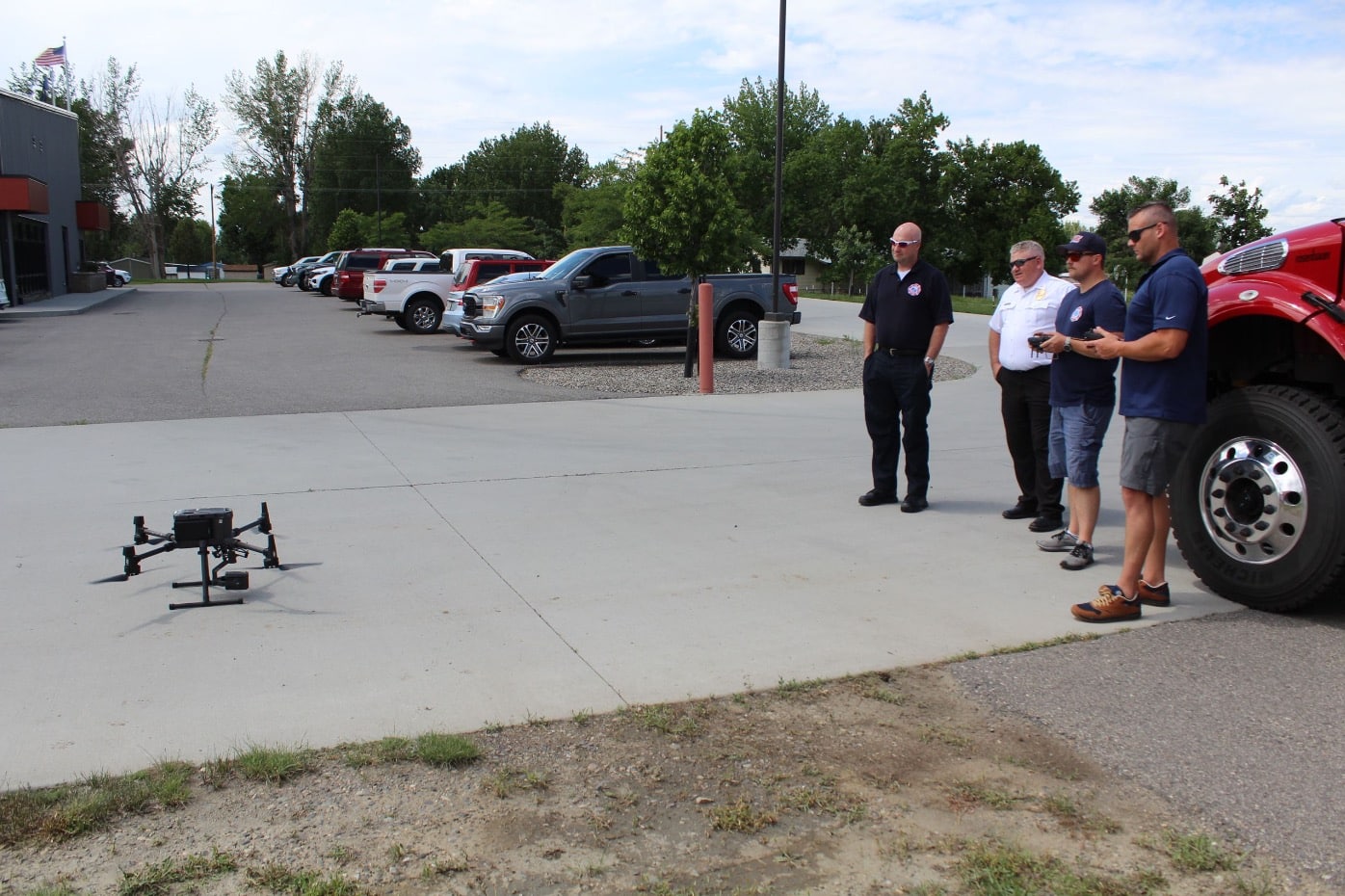 The DJI Matrice 300 added to the Billings Fire Department drone fleet.