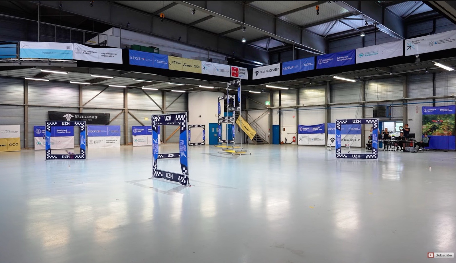 Swift, the AI-driven racing drone developed at the University of Zurich.