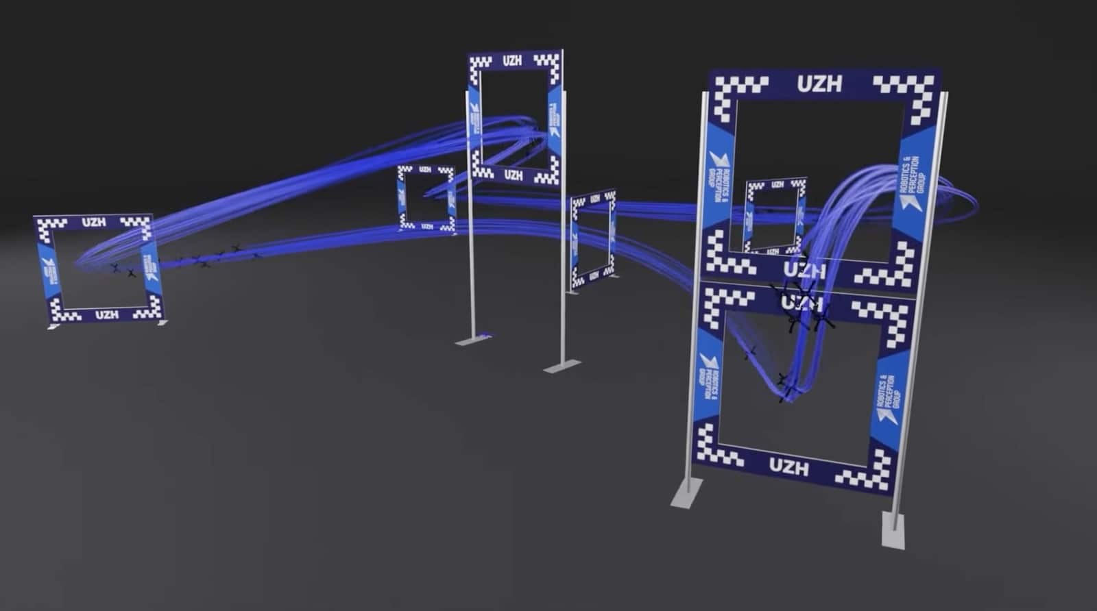 The autonomous Swift drone that won 15 of 25 head-to-head races.