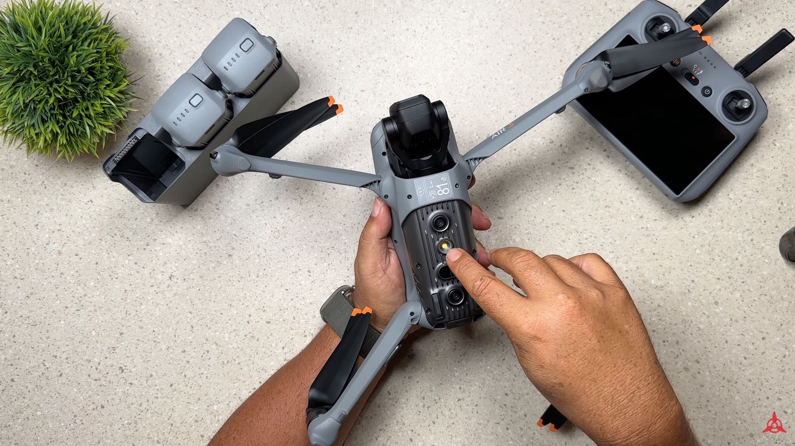 DJI Air 3 vision sensors described in the omnidirectional obstacle avoidance section.