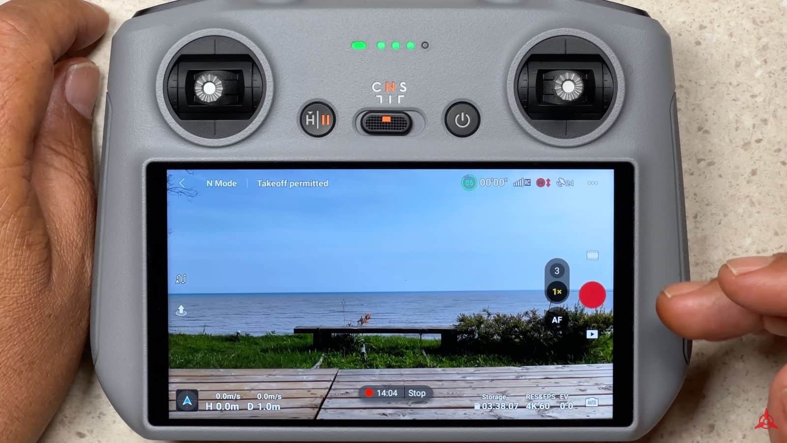 Video sub-modes in DJI Fly, including normal, night and slow motion capture.