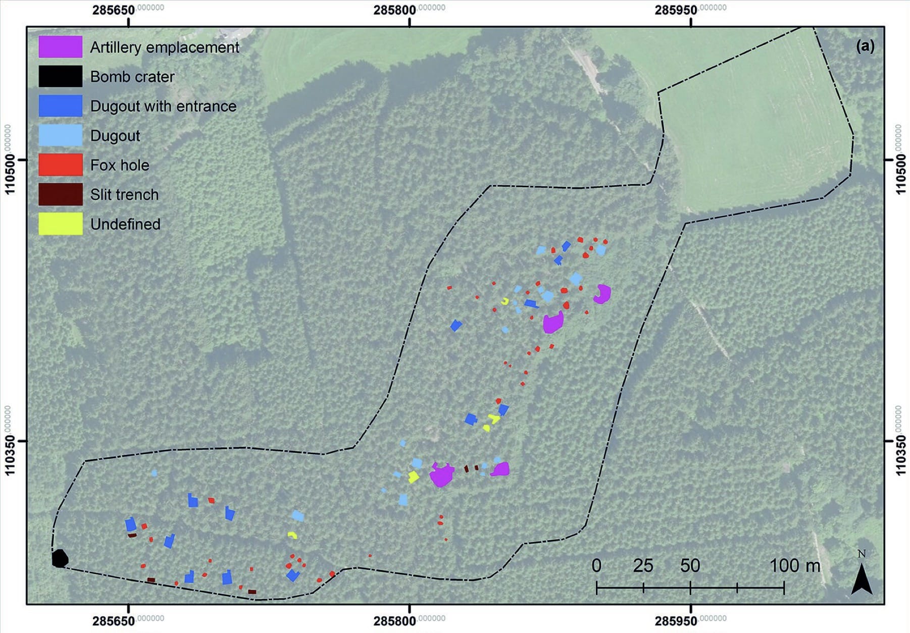 Lidar-derived terrain model of the Ardennes forest floor from the Antiquity study.