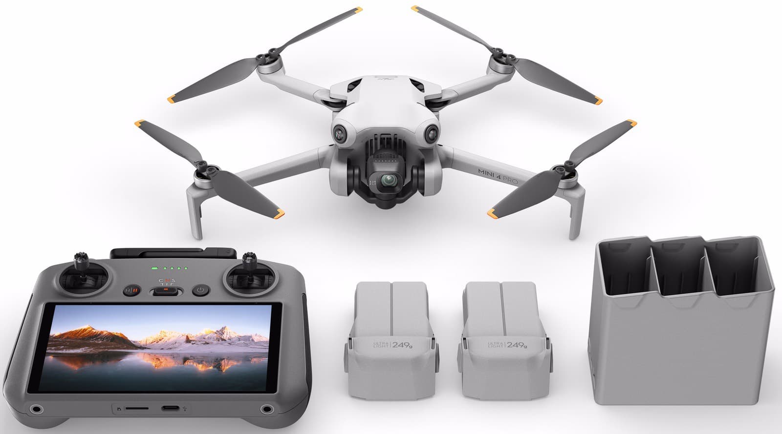 The DJI RC 2 controller offered in the pricier Mini 4 Pro bundles.