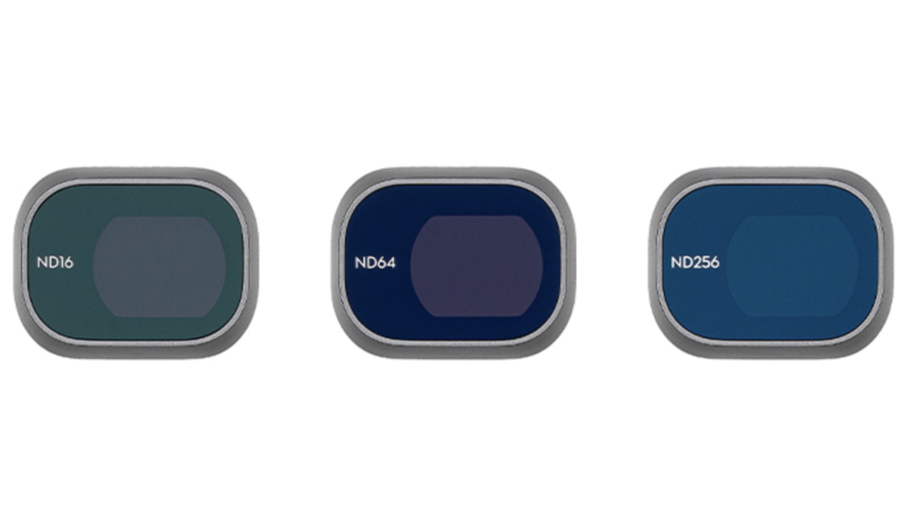 DJI's focus on providing the best quality imagery is further solidified with the introduction of three ND filters - ND16, ND64, and ND256.