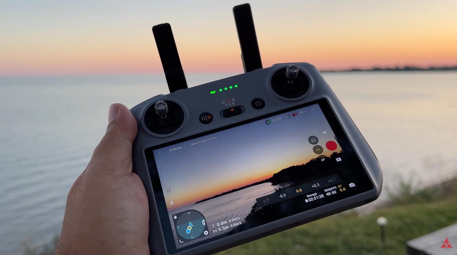 The DJI RC 2 remote controller with OcuSync 4
