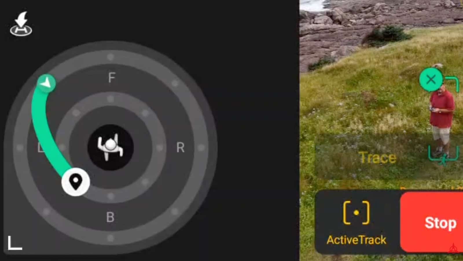 DJI introduces a dynamic tracking system, called Touch Trace.