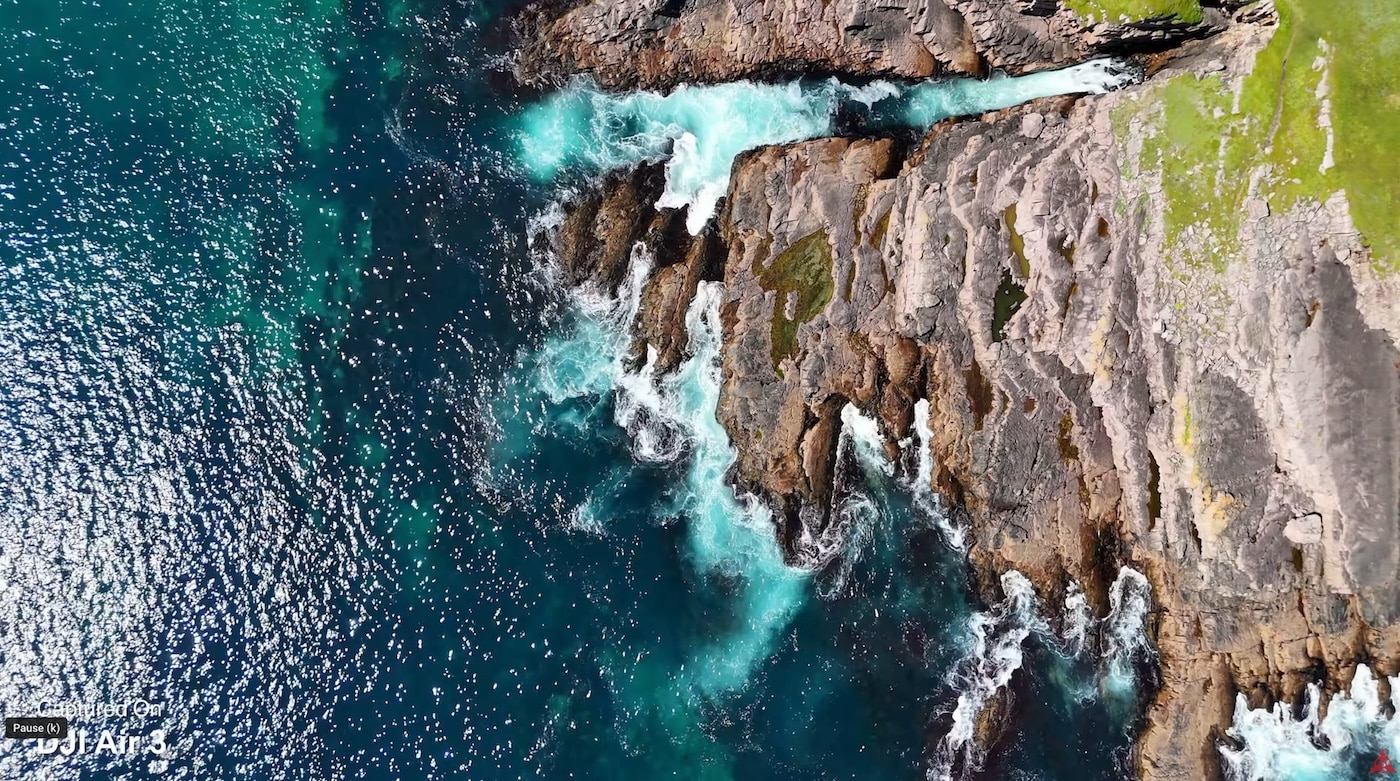 Newfoundland shot by dji air 3 review