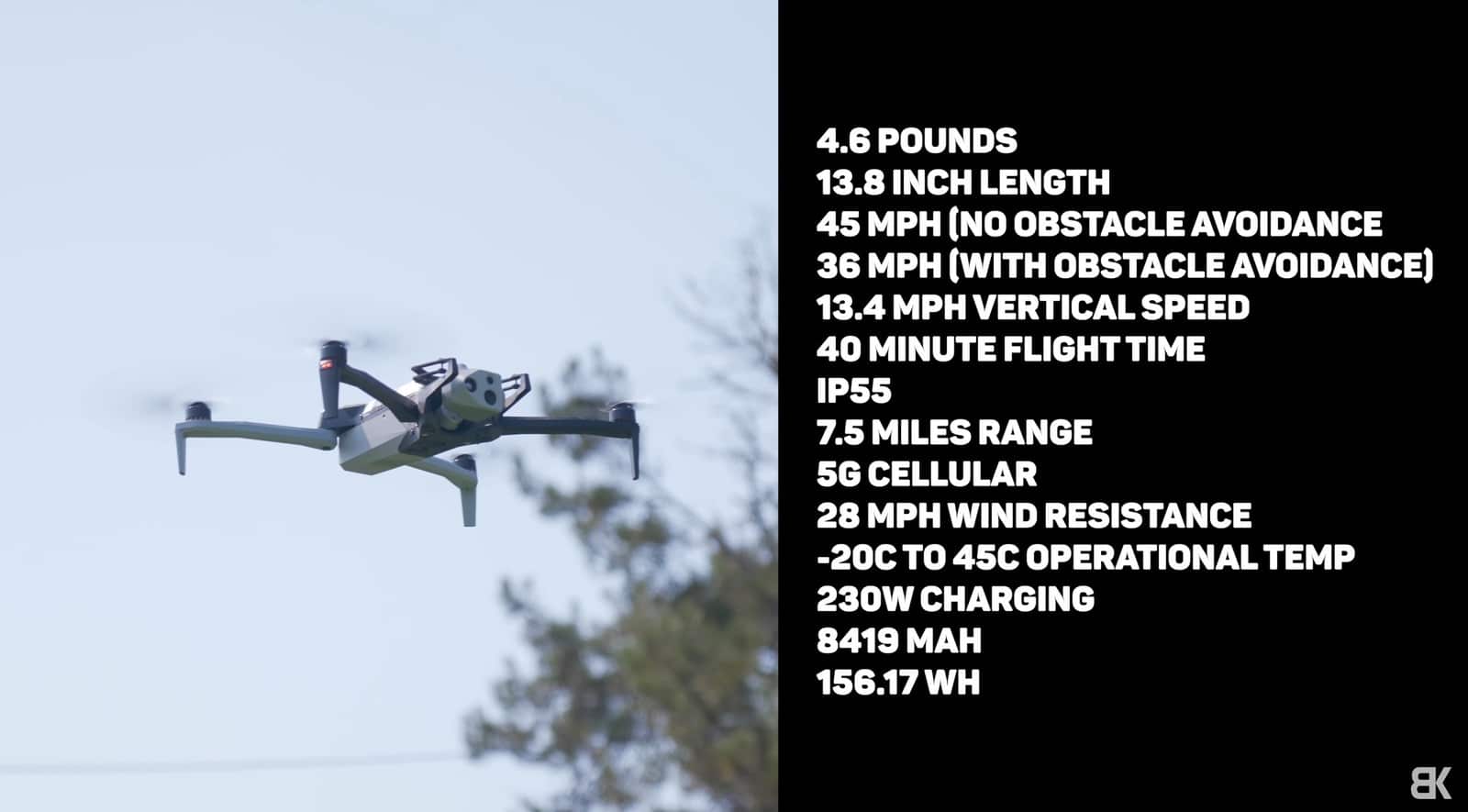 Skydio X10 specifications
