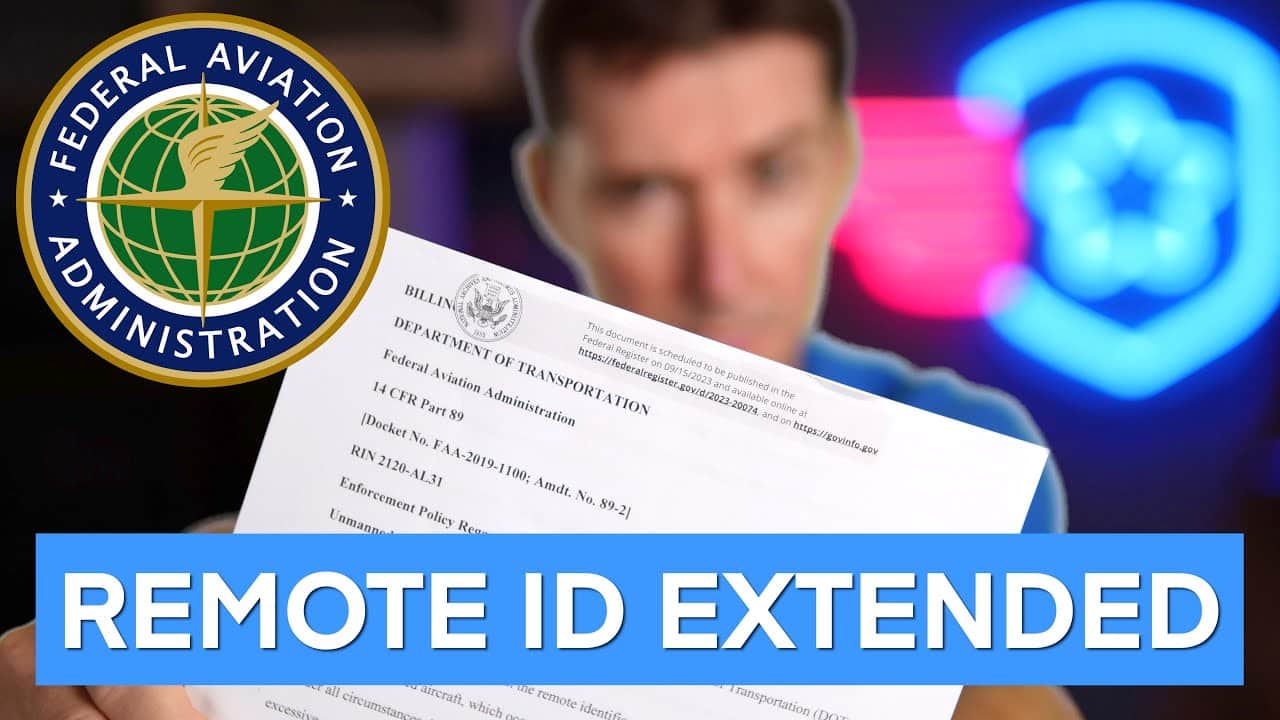 FAA notice granting Remote ID enforcement discretion until March 16, 2024.